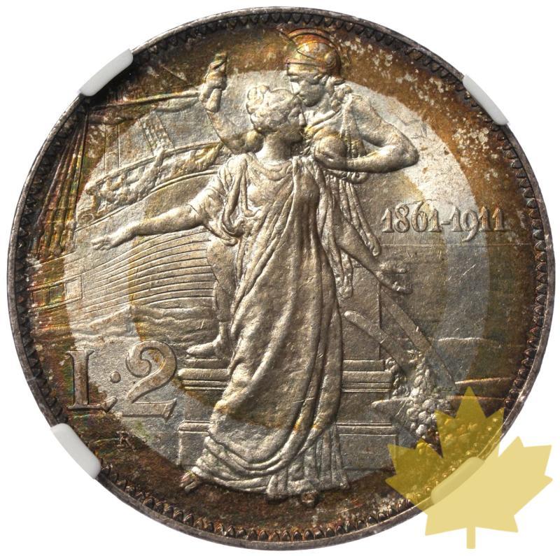 ITALIA-1911-R-2 LIRE-Vittorio Emanuele III-NGC MS64-FDC - 20230714164501_italie-1911-2lire-r.jpeg