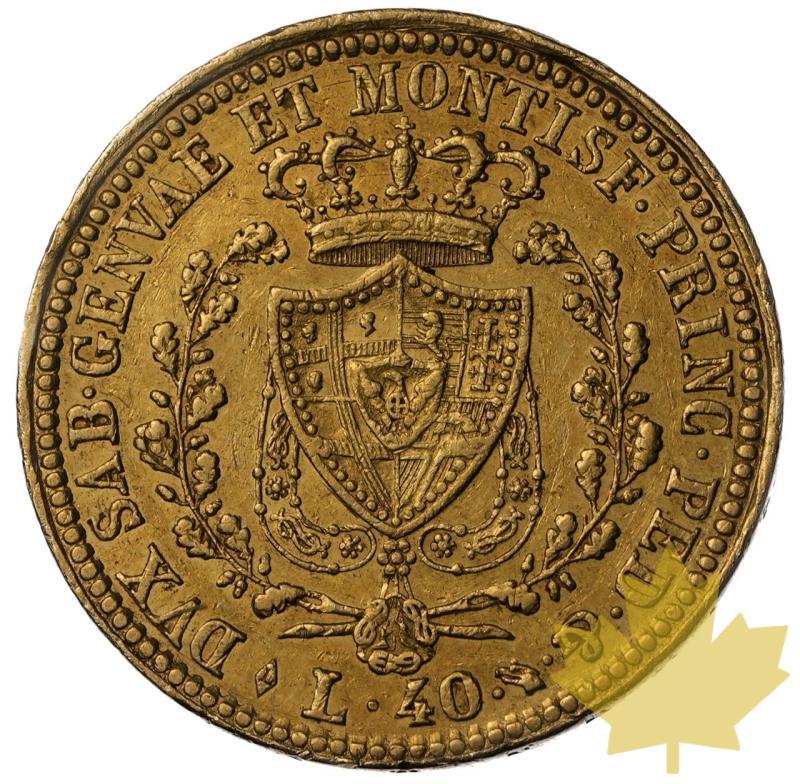 ITALIE-1825-40 LIRE-CARLO FELICE-SPL - 20230718090538_Italie-1825-40lire-r.jpeg