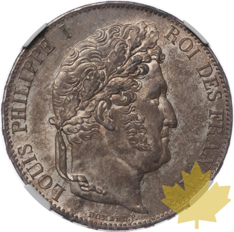 FRANCE-1847A-5 FRANCS-LOUIS PHILIPPE I-NGC MS63 - 20230814132418_France-1847-5fr-a.jpeg