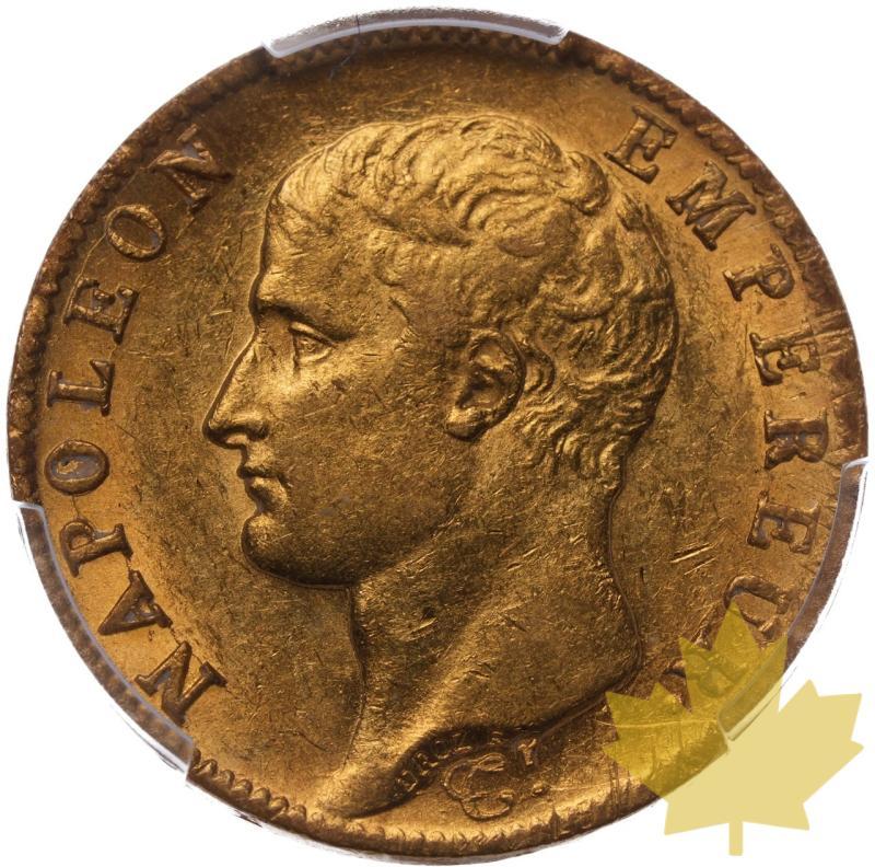 FRANCE-1806-A-20 FRANCS-NAPOLEON-PCGS UNC DETAIL - 20230814142137_France-1806-20fr-a.jpeg