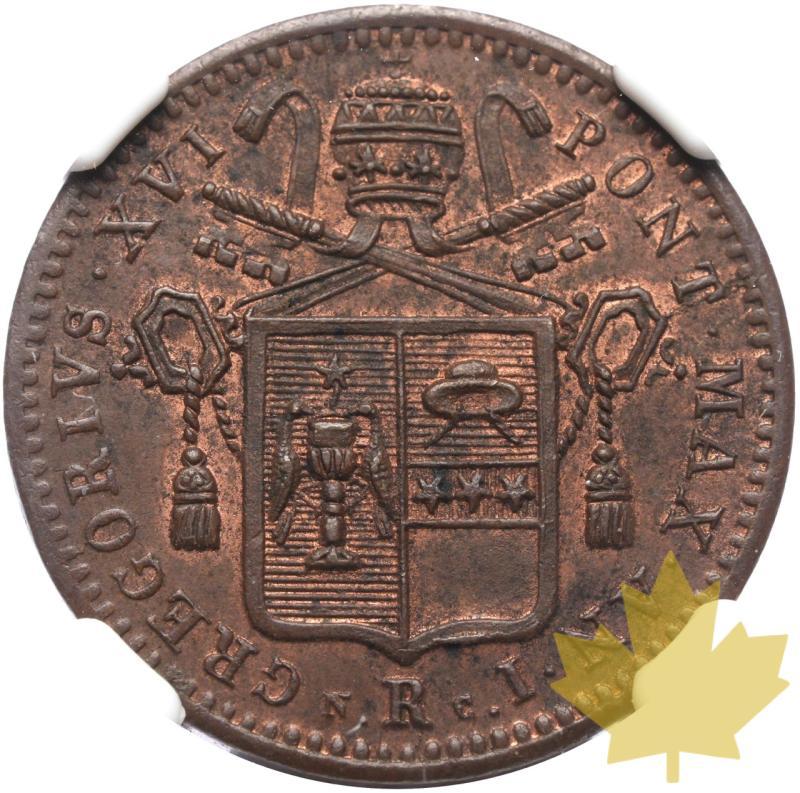 ITALIA-1831R-1/2 BAIOCCO-PIO IX-NGC MS63BN - 20230814151608_Italie-12bai-1831-a.jpeg