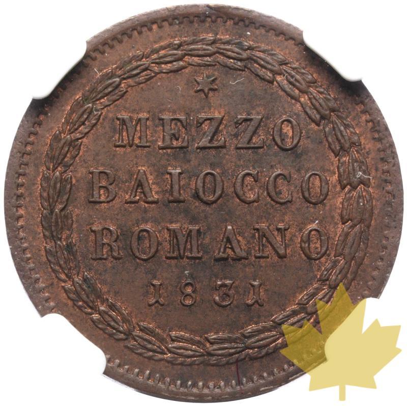 ITALIA-1831R-1/2 BAIOCCO-PIO IX-NGC MS63BN - 20230814151608_Italie-12bai-1831-r.jpeg