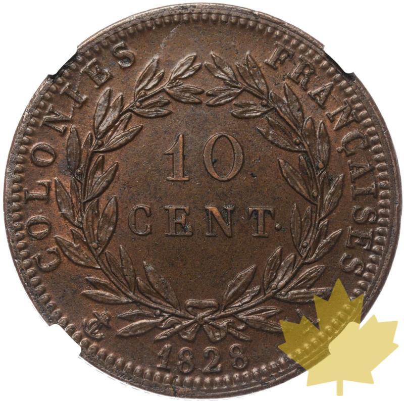 FRANCE-1828A-10 CENT-CHARLES X-NGC MS63BN - 20230816111253_France-1828-10cent-r.jpeg