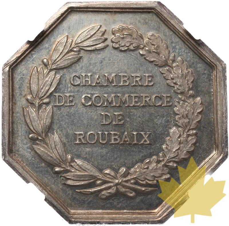 FRANCE-JETON-CHAMBRE DE COMMERCE ROUBAIX-NGC MS65 - 20230816112529_France-jeton-roubaix-r.jpeg