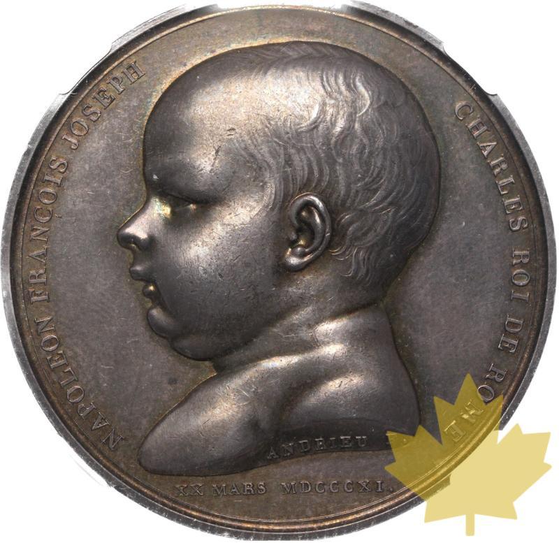 FRANCE-1840-MEDAL-NASCITA DI NAPOLEONE II-NGC MS61 - 20230816115454_France-1840-birth-Nap-a.jpeg