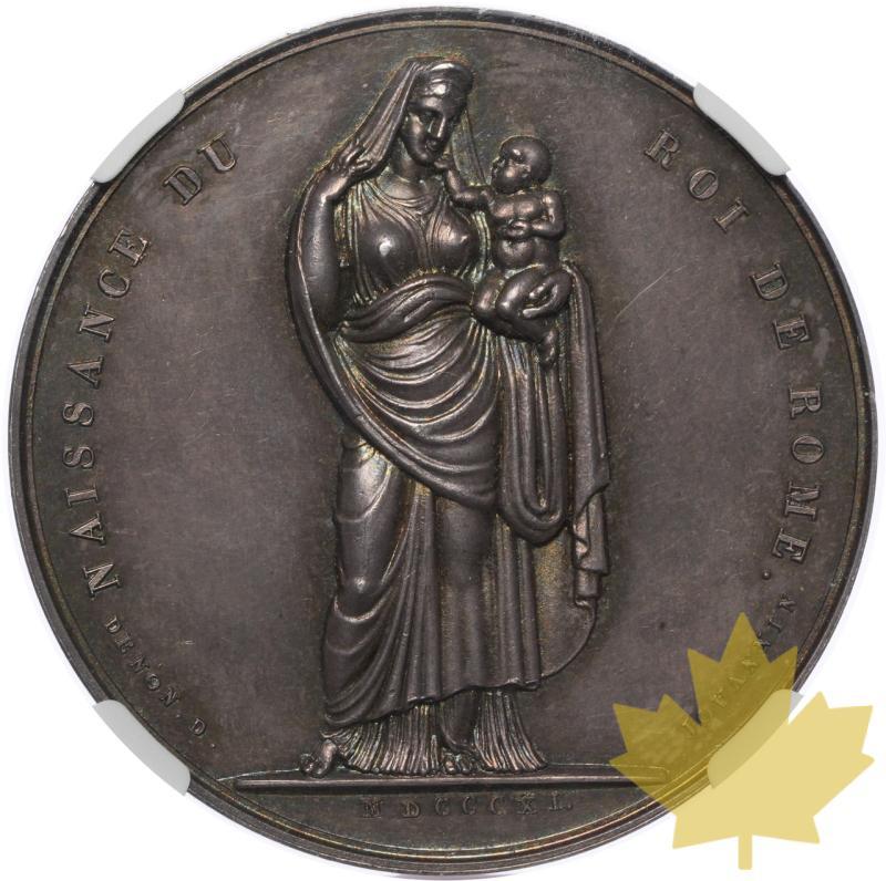 FRANCE-1840-MEDAL-NASCITA DI NAPOLEONE II-NGC MS61 - 20230816115454_France-1840-birth-Nap-r.jpeg