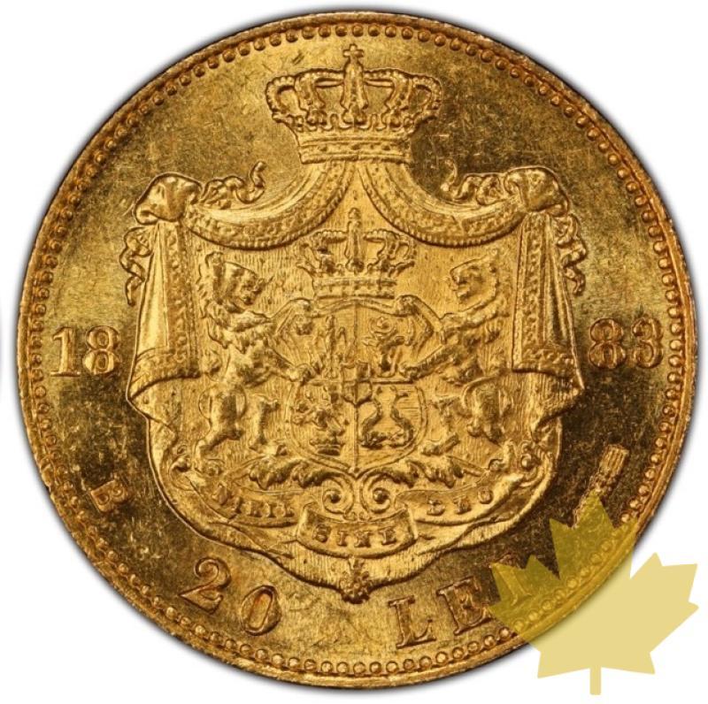 ROMANIA-1883B-20 LEI-CAROL Ier-PCGS MS63 - 20230912122226_ROUMANIE-1883-20-lei-r.jpeg