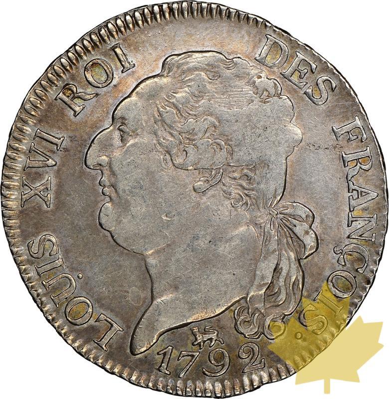 FRANCE-1792A-1/2 ECU-LUIGI XVI-NGC XF40 - 20230912133337_1792A-FRANCE-12E-a.jpeg
