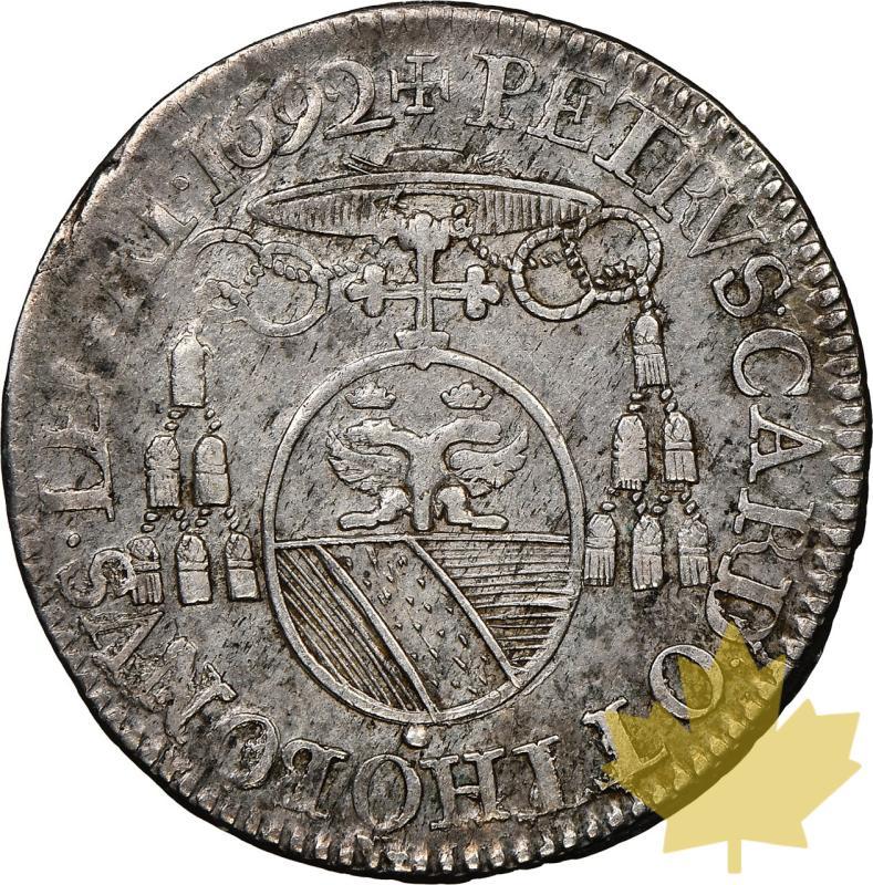 ITALIA-1692-1/12 ECU-INNOCENZO XII-NGC AU53 - 20230912143458_ITALIE-1692-112EC-r.jpeg