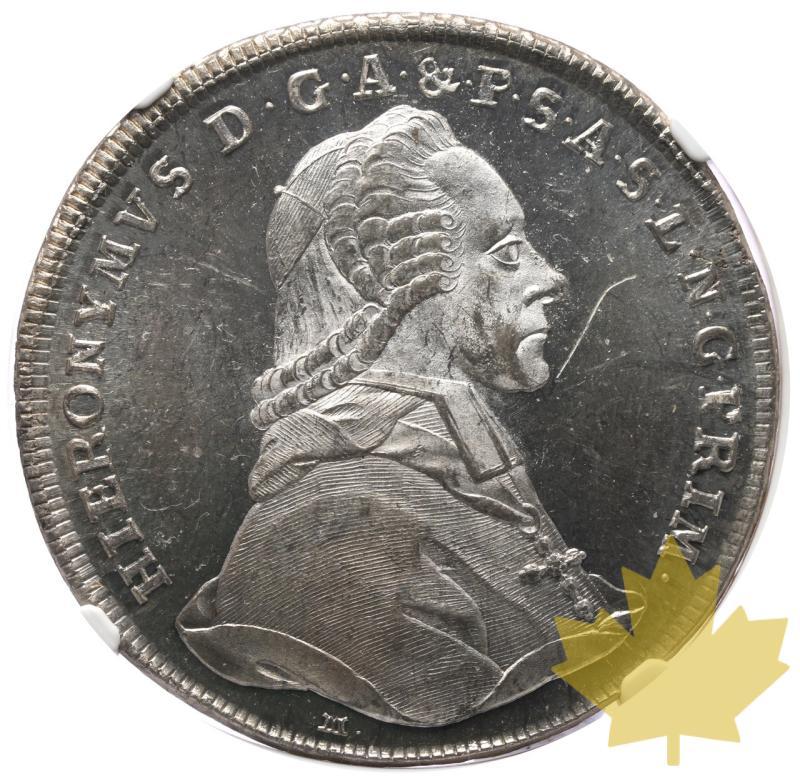 AUSTRIA-1777M-TALER-HIERONYMUS VON COLLOREDO-NGC MS64 - 20230915083529_1777-autriche-taler-a.jpeg