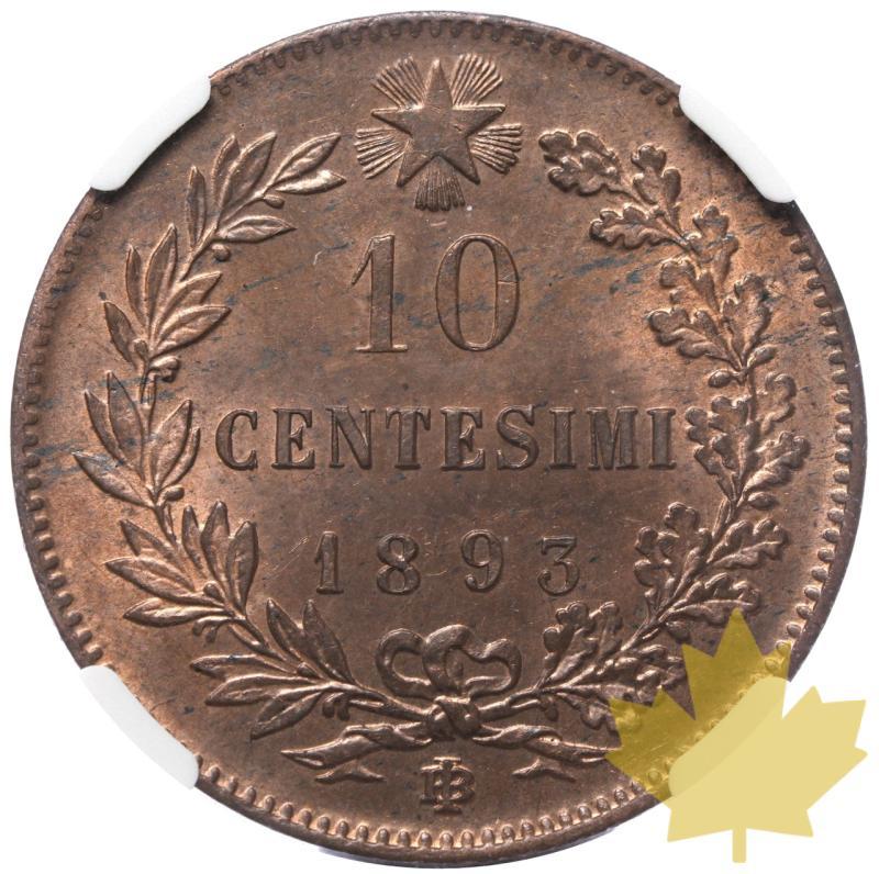 ITALIA-1893-10 CENTIMES-UMBERTO I-NGC MS64RB - 20230915091608_1893-italie-10cent-r.jpeg