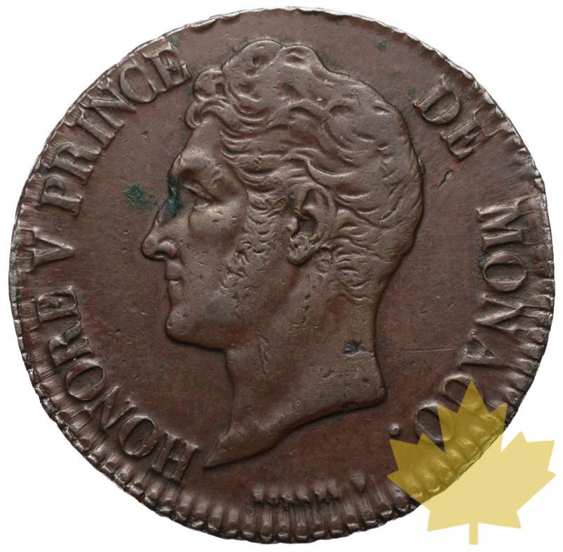 MONACO-1837-5 CENTIMES-HONORE V-TTB - 20230915104815_MONACO-1837-5CENTIMES-a.jpeg