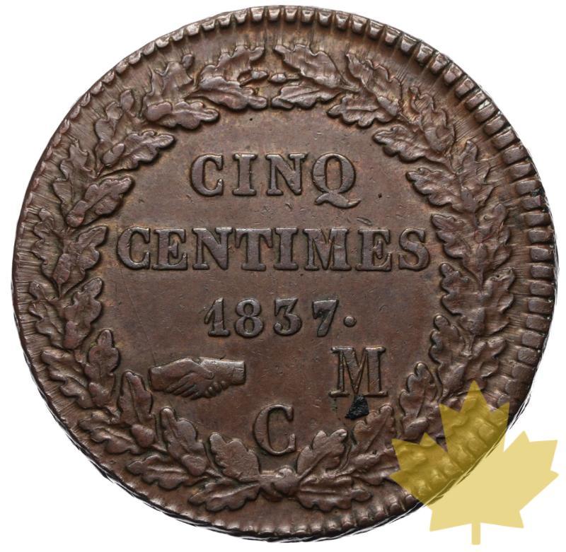 MONACO-1837-5 CENTIMES-HONORE V-TTB - 20230915104815_MONACO-1837-5CENTIMES-r.jpeg
