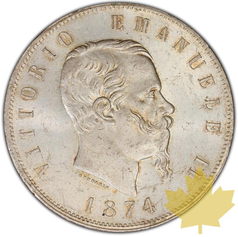 ITALIA-1874-M-5 LIRE-VITTORIO EMANUELE II-PCGS MS63 - 20231005105058_ITALIE-1874-M-5LIRE-a.jpeg