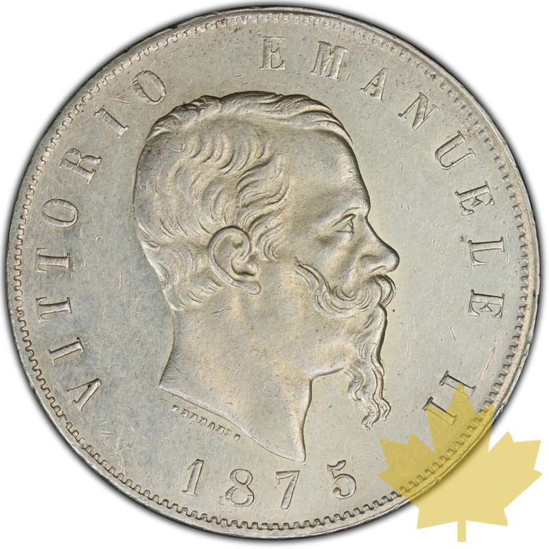 ITALIA-1875-M-5 LIRE-VITTORIO EMANUELE II-PCGS AU58 - 20231005105510_ITALIE-1875-M-5LIRE-a.jpeg