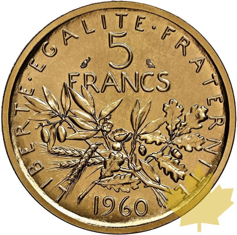 FRANCE-1960-5 FRANCS-PIEFORT-NGC MS65 - 20231012101845_FRANCE-1960-5FRANCS-r.jpeg