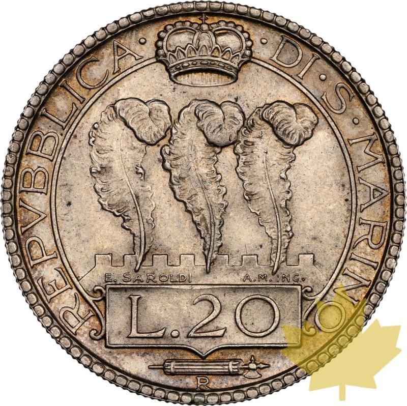 SAN MARINO-1932R-20 LIRE-NGC MS64 - 20231012105527_SAINT-MARIN-1932R-20LIRES-r.jpeg