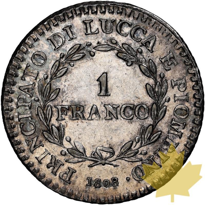 ITALIE-1808-FRANCO-LUCCA ET PIOMBINO-NGC AU58 - 20231012112709_ITALIE-1808-FRANCO-r.jpeg