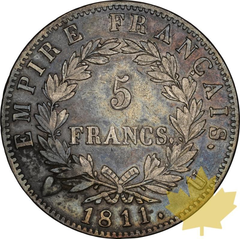 FRANCE-1811U-5 FRANCS-NAPOLEON-NGC XF40 - 20231012133356_FRANCE-1811U-5FRANCS-r.jpeg