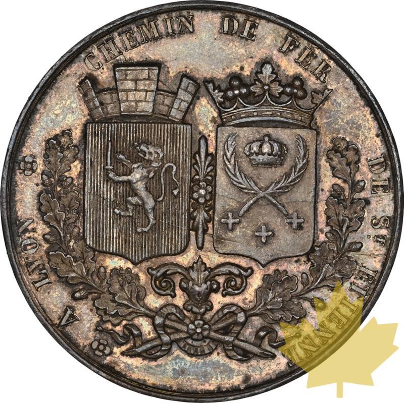 FRANCE-1826-Medaglia d'argento-RAILWAY-NGC MS61 - 20231012135136_FRANCE-1826-JETON-r.jpeg