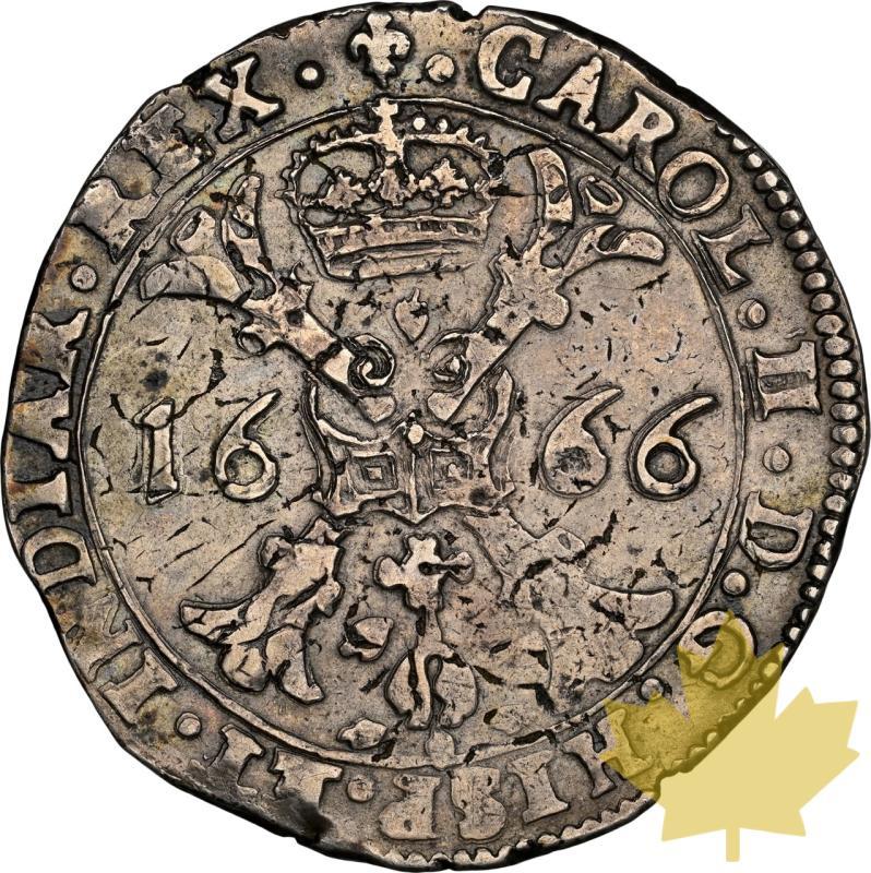 SPAGNA-1666-1 PATAGON-CHARLES II-NGC AU50 - 20231012144535_ESPAGNE-1666-1PATAGON-a.jpeg