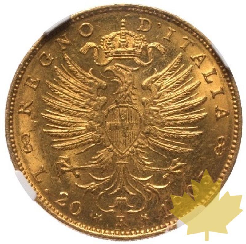 ITALIA-1903R-20 LIRE-VITTORIO EMMANUELE III-NGC MS63 - 20231013100345_ITALIE-1903-20LIRE-r.jpeg