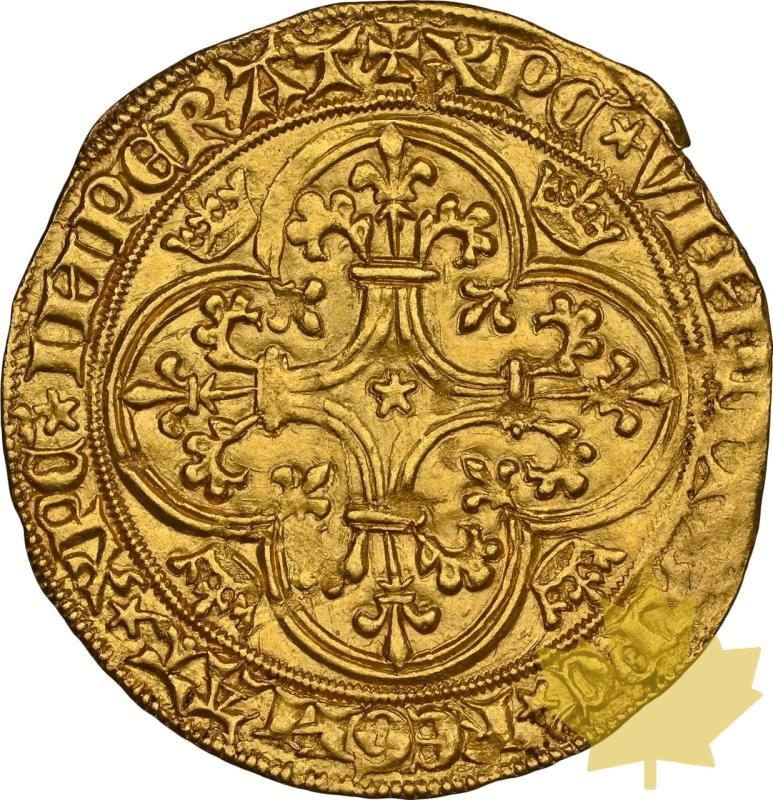 FRANCE-1380-1422-ECU D'OR-CHARLES VI-NGC MS61 - 20231103103217_France-1422-ecu-or-r.jpeg