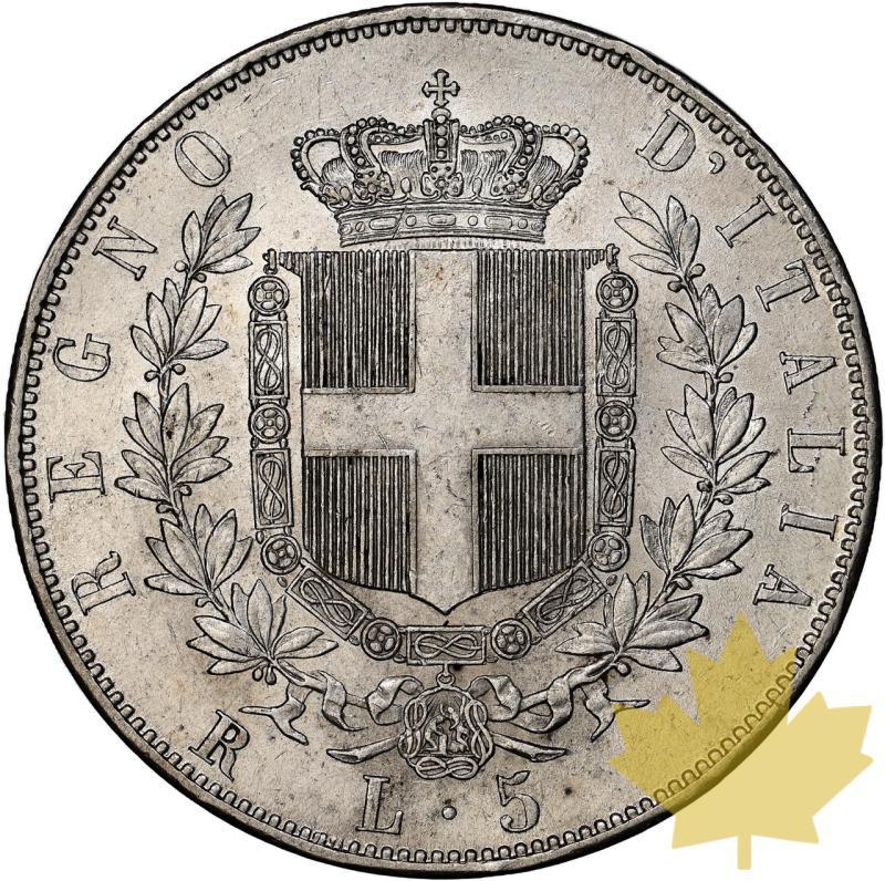 ITALIA-1870R-5 LIRE-Vittorio Emanuele II-NGC MS61 - 20231103111024_Italie-1870-5lire-r.jpeg