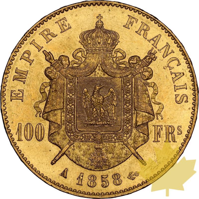 FRANCE-1858-A-100 FRANCS-NAPOLEON III-NGC MS 61 - 20231122091356_FRANCE-1858-A-100FRANCS-r.jpeg