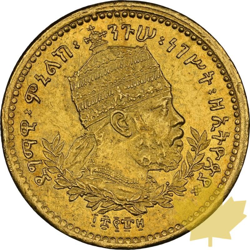 ETHIOPIE-1889EE-1/4 Werk-MENELIK II-NGC MS62 - 20231123140614_ETHIOPIE-1889-14WARK-a.jpeg
