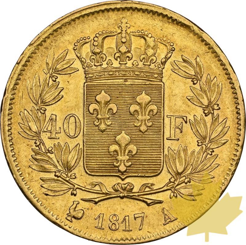 FRANCE-1817-A-40 FRANCS-LOUIS XVIII- NGC MS61 - 20231123143028_FRANCE-1817-A-40FRANCS-r.jpeg