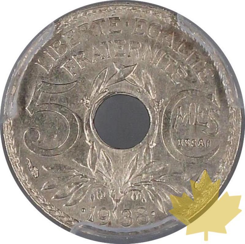 FRANCE-1938-Essai de 5 centimes Lindauer-SP65 Très Rare - 20231123153706_FRANCE-1938-5CENTIMES-r.jpeg