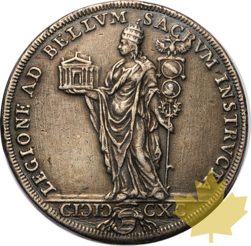 ÉTATS PONTIFICAUX-1690-PIASTRA-ALEXANDRE VIII-TTB+ - 20231124142508_Papal-states-1689-PIASTRA-r.jpeg