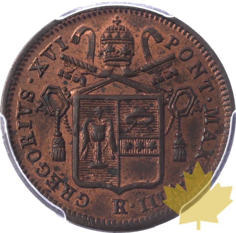 ITALIA-1838-R-1/2 BAIOCCO-GREGORIO XVI-PCGS MS64RB - 20240116165800_papal-states-1838-R-12BAI-a.jpeg