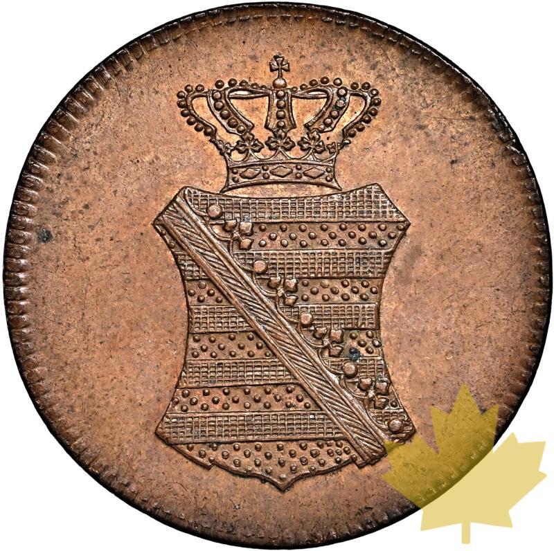 GERMANIA-1832-3 Pfenninge-FREDERIC-AUGUSTE I-NGC MS64BN - 20240117095338_ALLEMAGNE-1832-3PFEN-r.jpeg