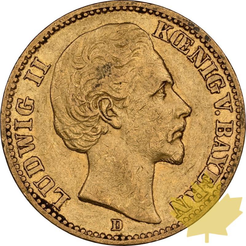 ALLEMAGNE-1873-D-20 MARK-LOUIS II-NGC AU50 - 20240117101639_ALLEMAGNE-1873-D-20MARK-a.jpeg