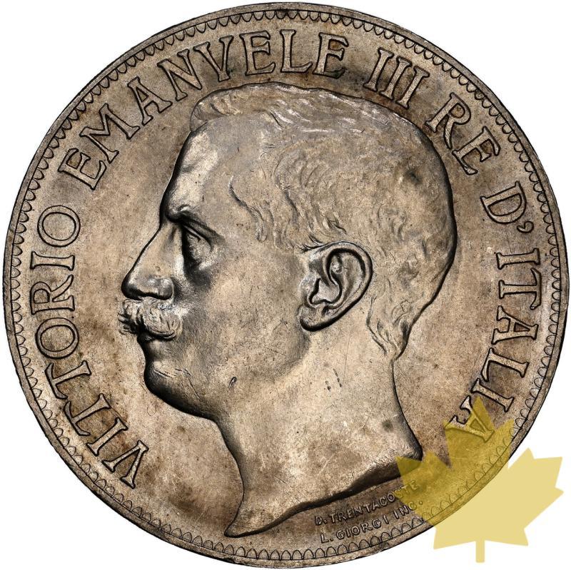 ITALIA-1911R-5 LIRE-Vittorio Emanuele III-NGC MS63 - 20240213112416_ITALIE-1911R-5LIRE-VICTOR-a.jpeg