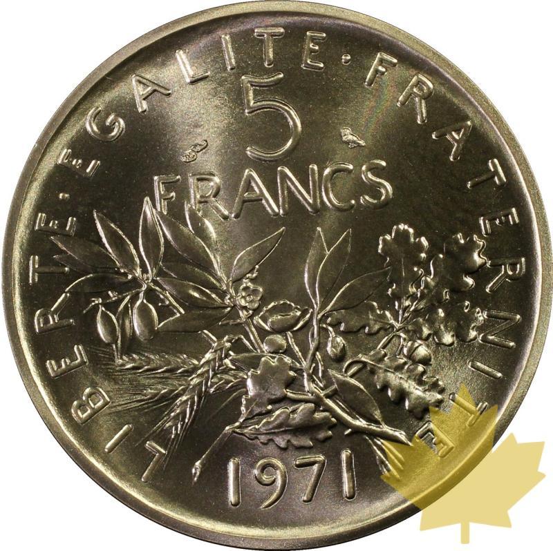 FRANCE-1971-5 FRANCS-PIEFORT-PCGS SP69 - 20240213113200_5francs-1971-r.jpeg