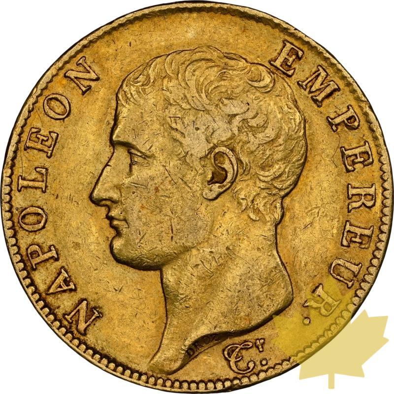 FRANCE-AN 13A-40 FRANCS-NAPOLEON-NGC XF45 - 20240213113438_FRANCE-AN13A-40FRANCS-a.jpeg