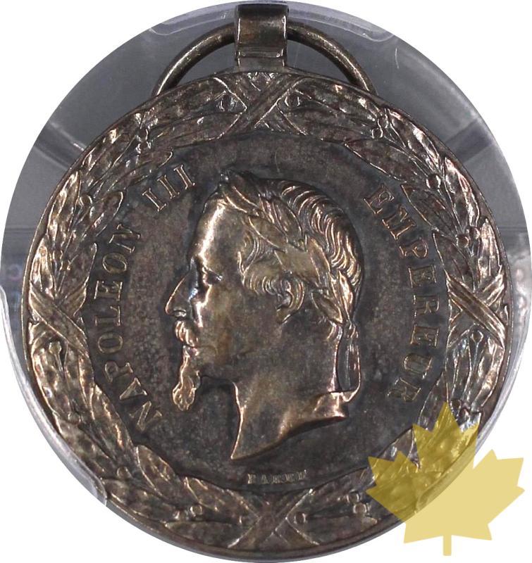 FRANCE-1863-MEDAILLE-EXPEDITION DU MEXIQUE-PCGS SP58 - 20240213113723_medal-1863-a.jpeg