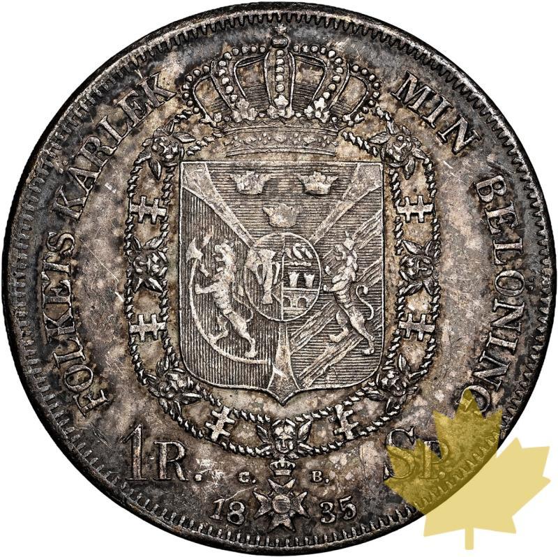 SVEZIA-1835-1 RIKSDALER-CHARLES XIV JEAN-NGC MS62+ - 20240213141505_SUEDE-1835-1RIKSDALER-r.jpeg