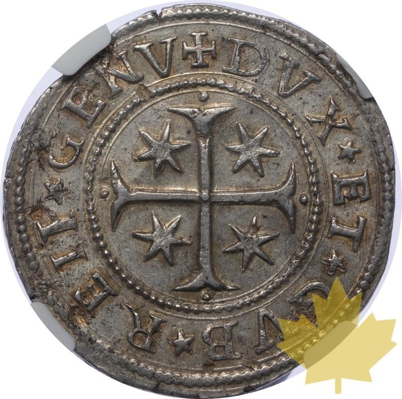 ITALIA-1674-1/2 SCUDO-Genova-Dogi biennali-NGC MS62 - 20240214085628_ITALIE-1674-12SCUDo-r.jpeg
