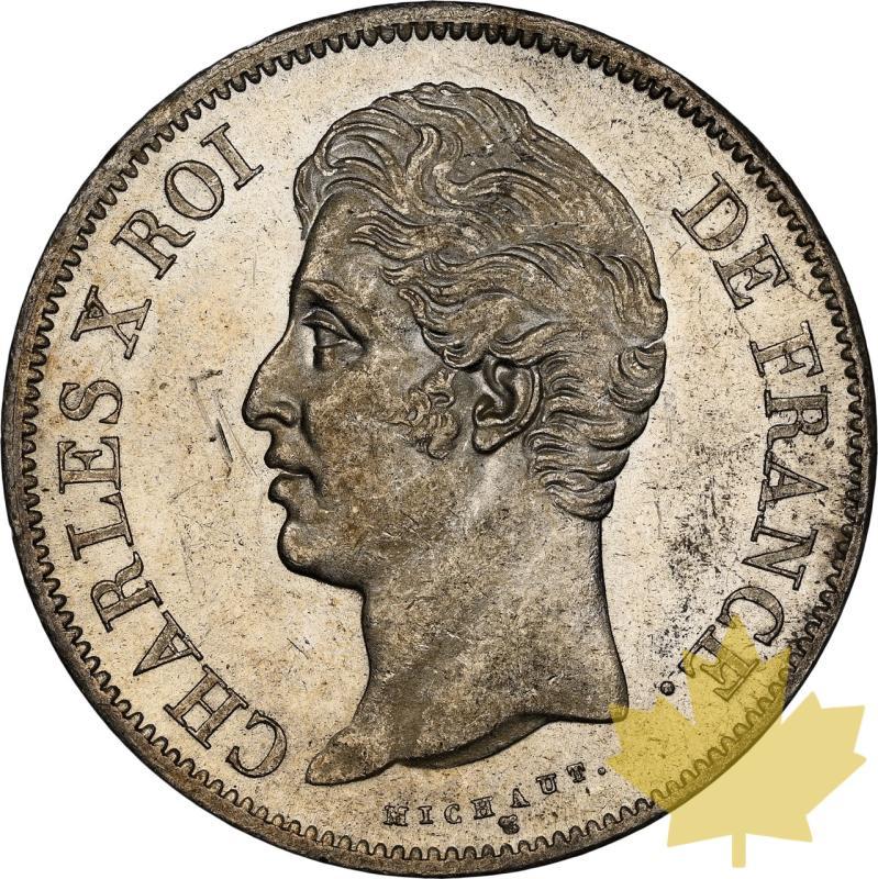 FRANCE-1828-W-5 FRANCS-CHARLES X-NGC MS61 - 20240312160142_FRANCE-1828-W-5FRANCS-a.jpeg