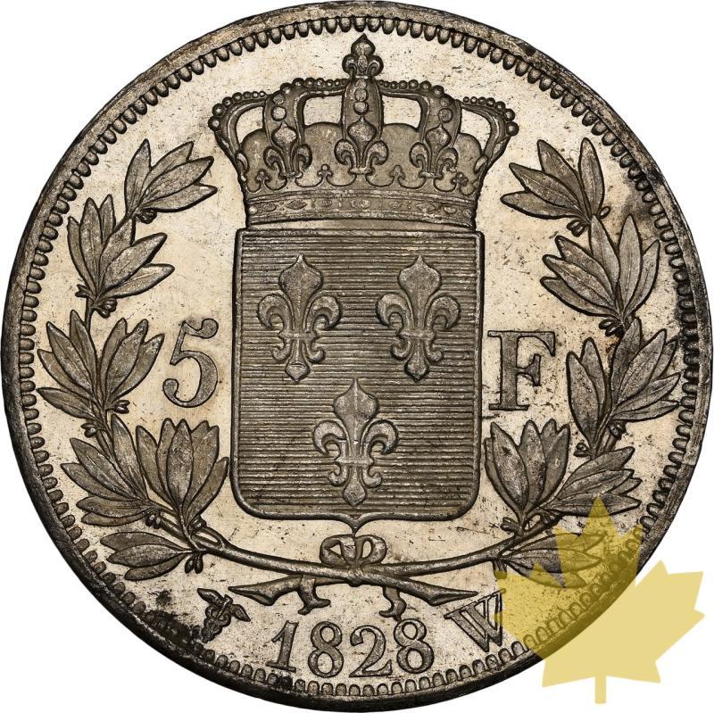 FRANCE-1828-W-5 FRANCS-CHARLES X-NGC MS61 - 20240312160142_FRANCE-1828-W-5FRANCS-r.jpeg