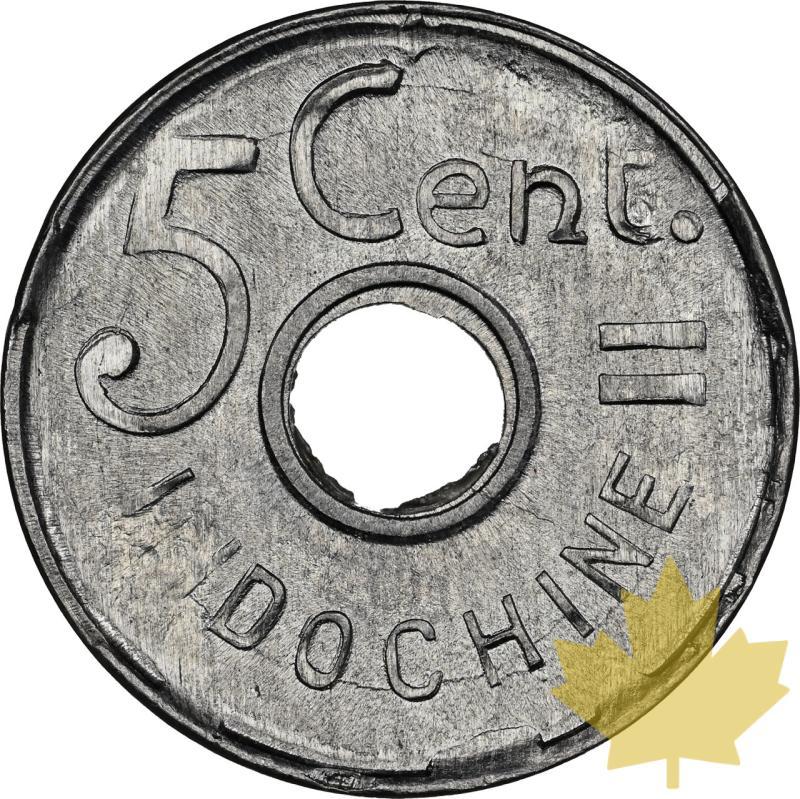 INDOCHINE FRANCAISE-1943-5 CENTIMES-NGC MS65 - 20240313084949_INDOCHINE-1943-5CENT-a.jpeg