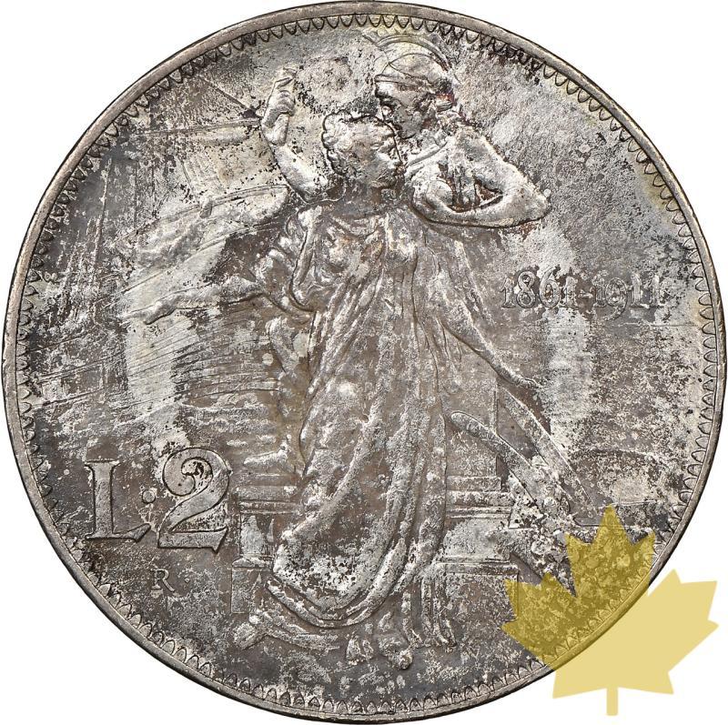 ITALIA-1911-R-2 LIRE-Vittorio Emanuele III-NGC MS62 - 20240314085510_ITALIE-1911-R-2LIRE-VE-r.jpeg