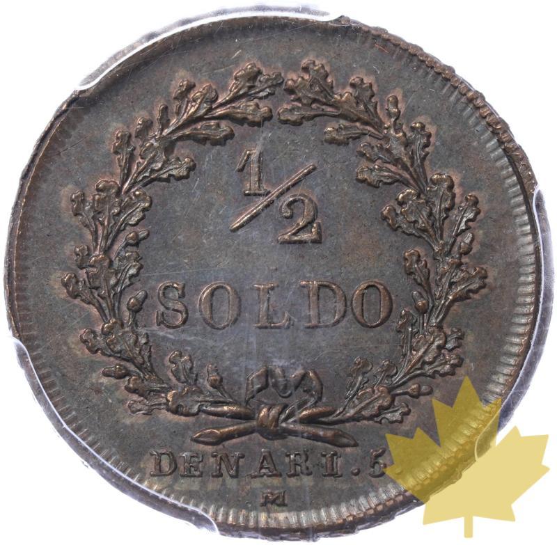 ITALIA-1804-M-1/2 SOLDO-NAPOLEON I-PCGS MS64BN - 20240321103507_ITALIE-1804-M-12SOLDO-r.jpeg