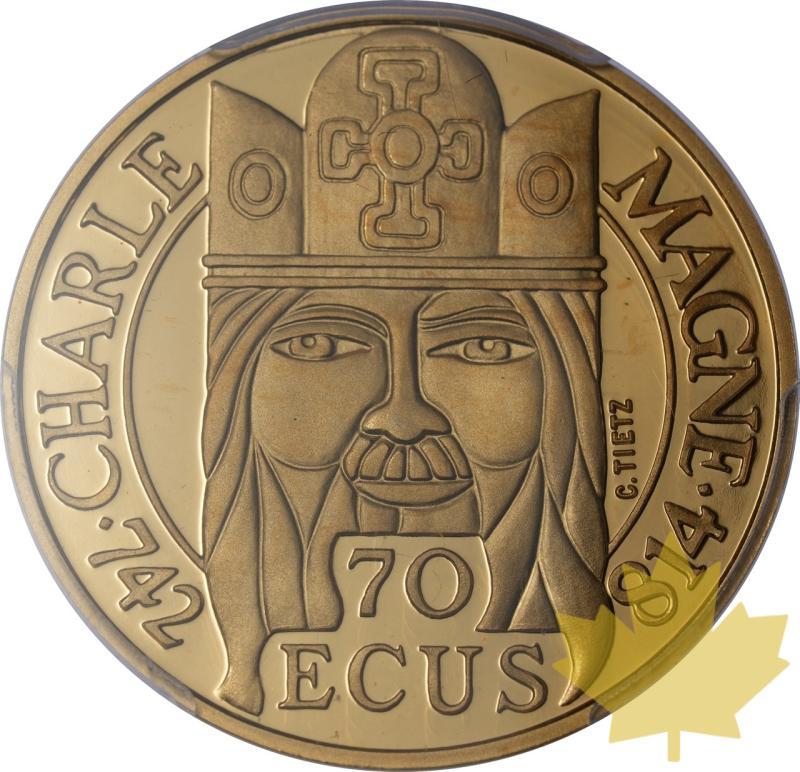 FRANCE-1990-500 FRANCS-CHARLEMAGNE-PCGS PR69DCAM - 20240321111157_FRANCE-1990-500FRANCS-a.jpeg