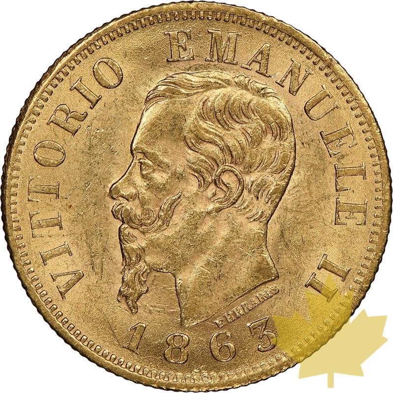 ITALIE-1863T-10 LIRE-VICTOR EMMANUEL II-NGC MS62 - 20240405153850_ITALIE-1863T-10LIRE-a.jpeg