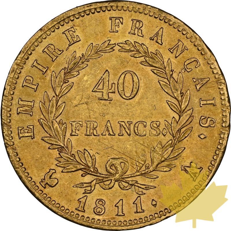 FRANCE-1811A-40 FRANCS-NAPOLEON-NGC AU58 - 20240405161333_FRANCE-1811A-40FRANCS-r.jpeg